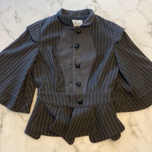 Rachel Roy Wide Arm Flared Waist Jacket, Size 6